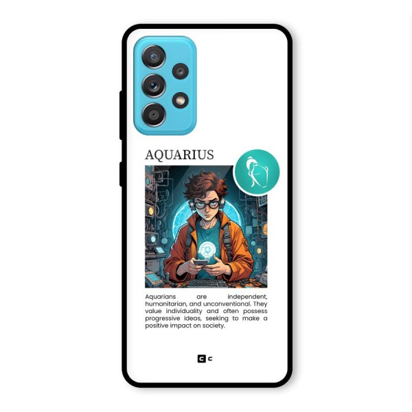 Admire Aquarius Glass Back Case for Galaxy A52