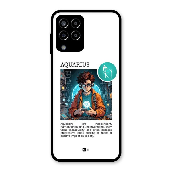 Admire Aquarius Glass Back Case for Galaxy M33