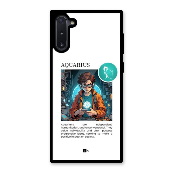 Admire Aquarius Glass Back Case for Galaxy Note 10