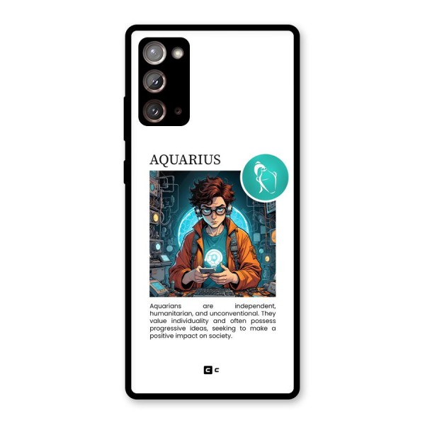 Admire Aquarius Glass Back Case for Galaxy Note 20