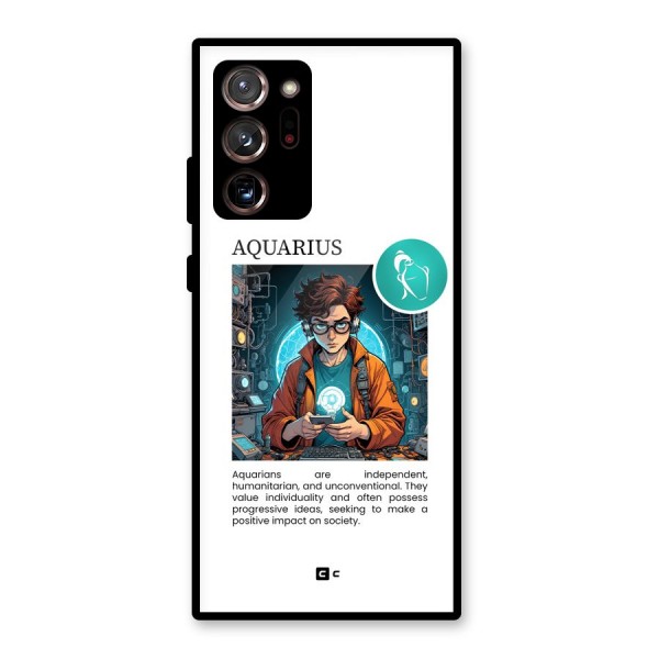 Admire Aquarius Glass Back Case for Galaxy Note 20 Ultra