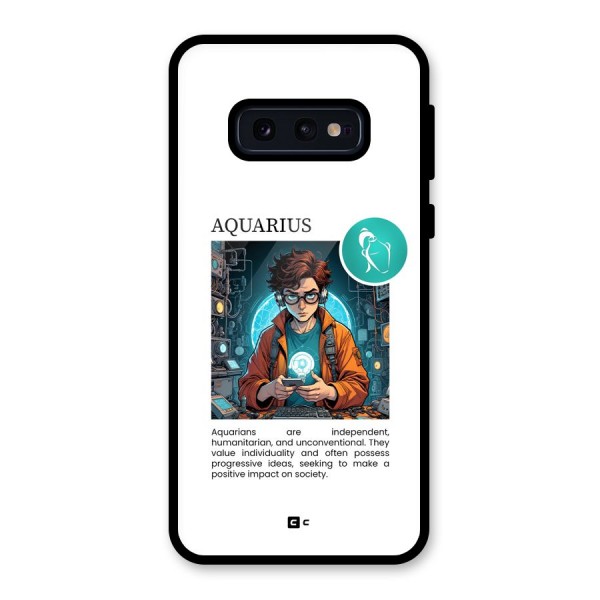 Admire Aquarius Glass Back Case for Galaxy S10e