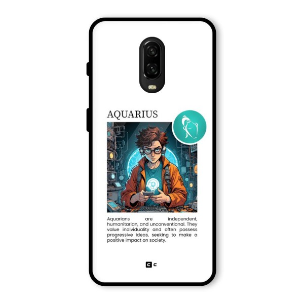 Admire Aquarius Glass Back Case for OnePlus 6T