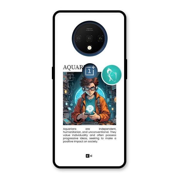 Admire Aquarius Glass Back Case for OnePlus 7T