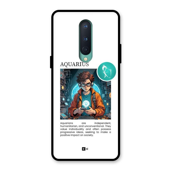 Admire Aquarius Glass Back Case for OnePlus 8