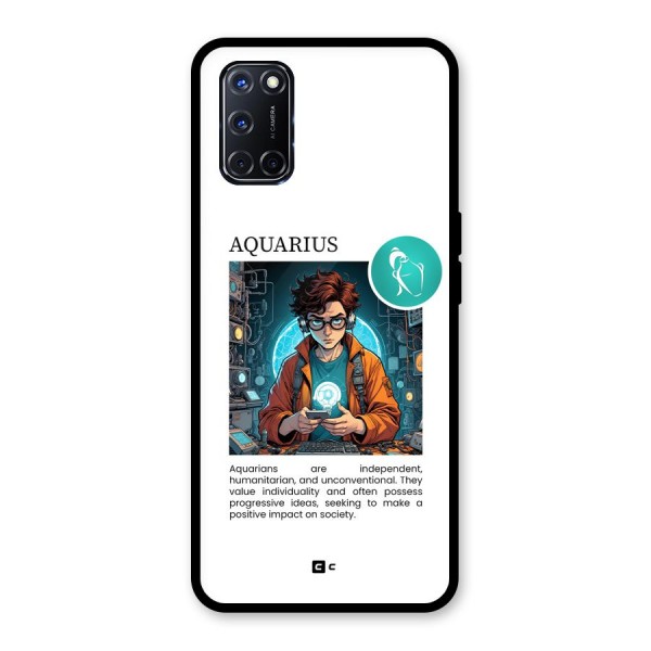 Admire Aquarius Glass Back Case for Oppo A52