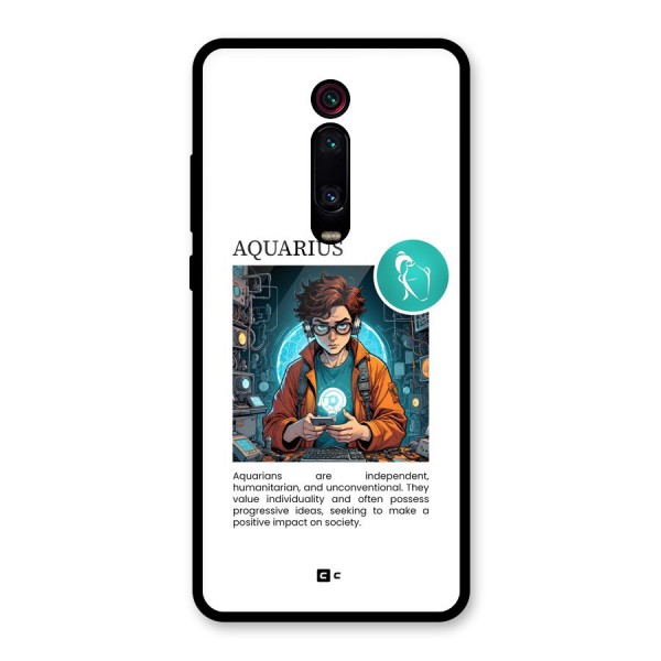 Admire Aquarius Glass Back Case for Redmi K20