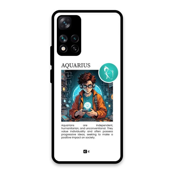 Admire Aquarius Glass Back Case for Xiaomi 11i HyperCharge 5G