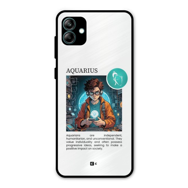 Admire Aquarius Metal Back Case for Galaxy A04