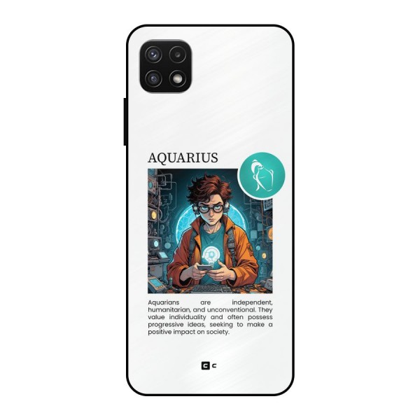 Admire Aquarius Metal Back Case for Galaxy A22 5G