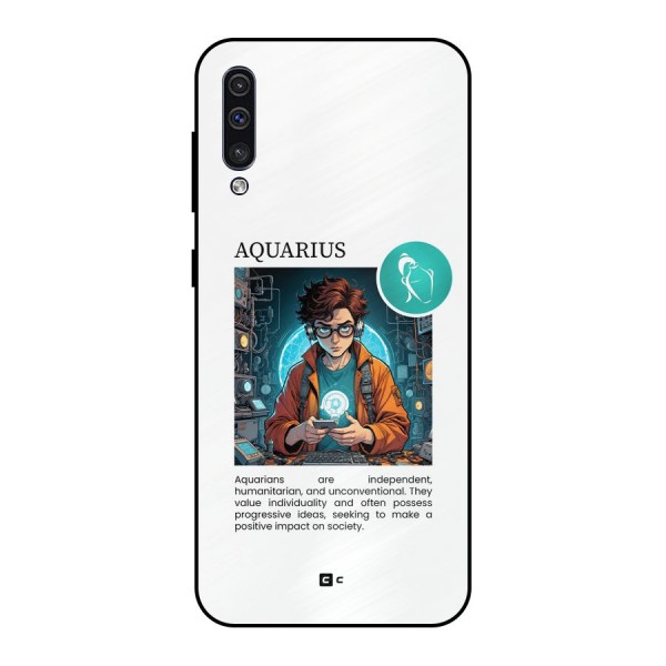 Admire Aquarius Metal Back Case for Galaxy A30s