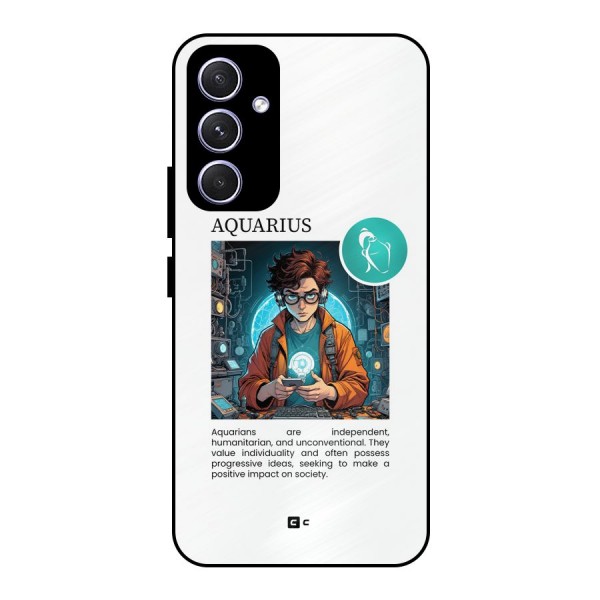 Admire Aquarius Metal Back Case for Galaxy A54