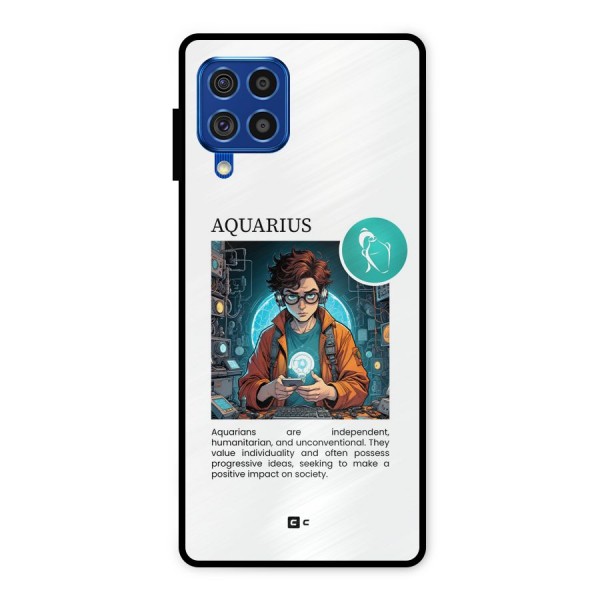 Admire Aquarius Metal Back Case for Galaxy F62