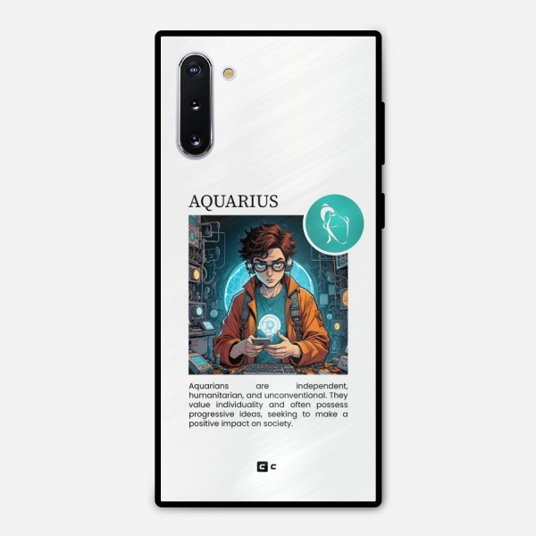 Admire Aquarius Metal Back Case for Galaxy Note 10