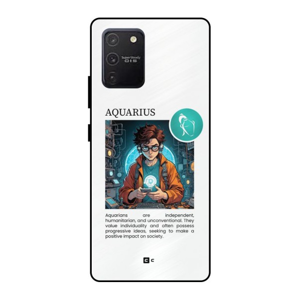 Admire Aquarius Metal Back Case for Galaxy S10 Lite