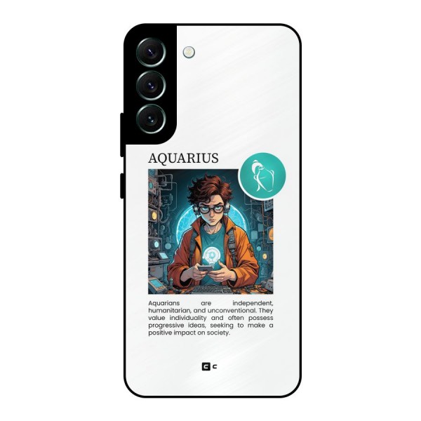 Admire Aquarius Metal Back Case for Galaxy S22 Plus 5G