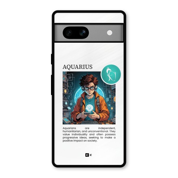 Admire Aquarius Metal Back Case for Google Pixel 7a