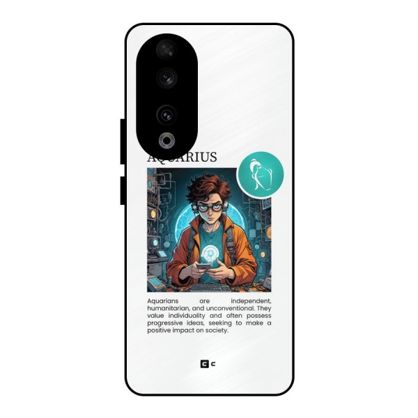 Admire Aquarius Metal Back Case for Honor 90