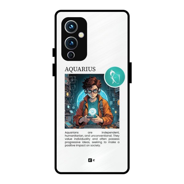 Admire Aquarius Metal Back Case for OnePlus 9