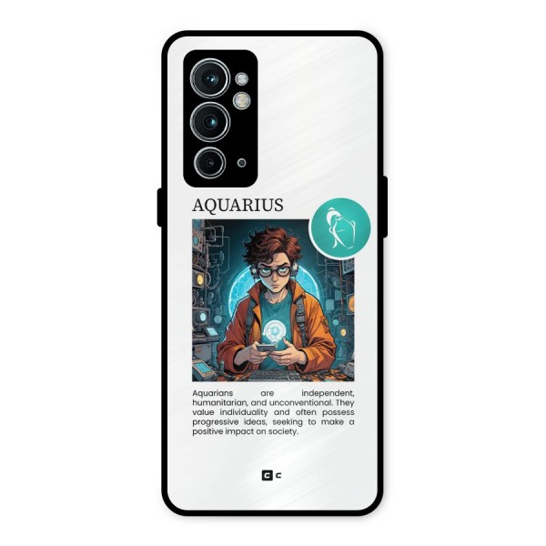 Admire Aquarius Metal Back Case for OnePlus 9RT 5G