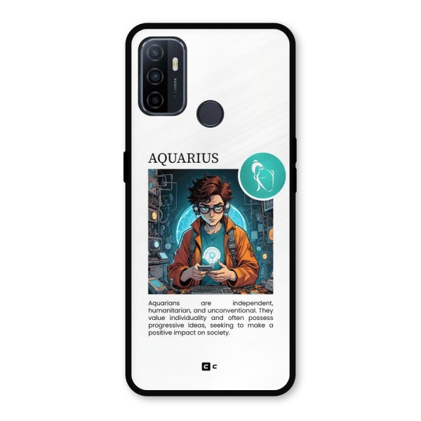 Admire Aquarius Metal Back Case for Oppo A53