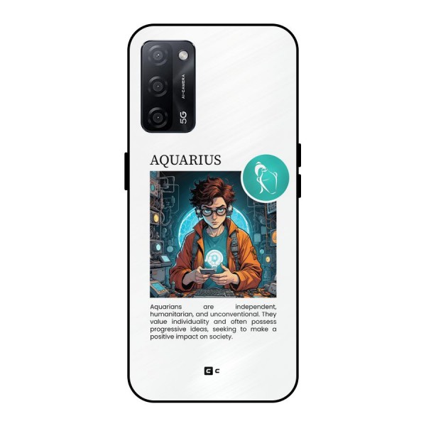 Admire Aquarius Metal Back Case for Oppo A53s 5G