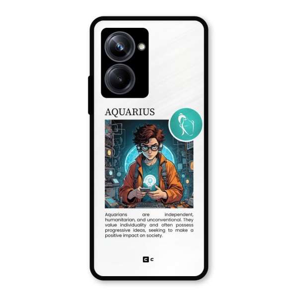 Admire Aquarius Metal Back Case for Realme 10 Pro