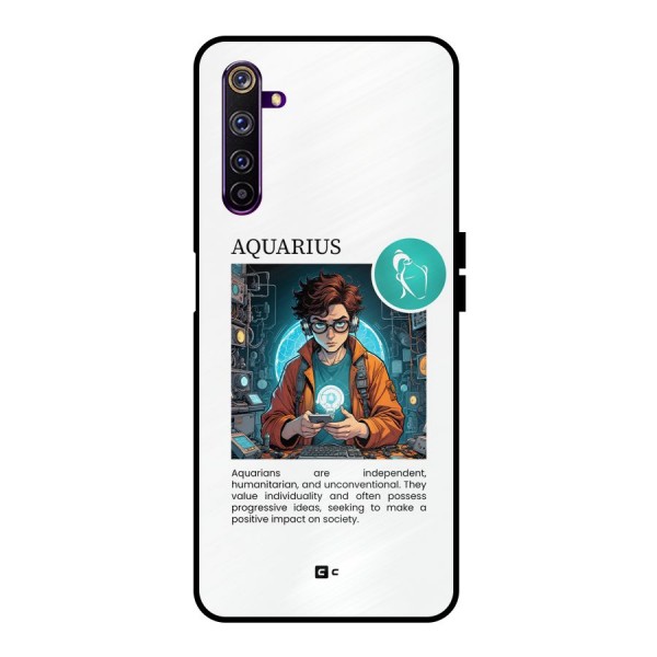 Admire Aquarius Metal Back Case for Realme 6 Pro