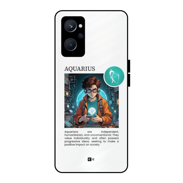 Admire Aquarius Metal Back Case for Realme 9i 5G