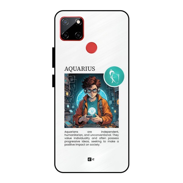 Admire Aquarius Metal Back Case for Realme C12