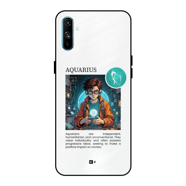 Admire Aquarius Metal Back Case for Realme C3