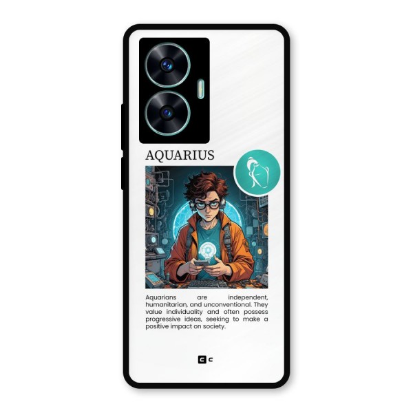 Admire Aquarius Metal Back Case for Realme C55