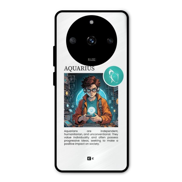 Admire Aquarius Metal Back Case for Realme Narzo 60 5G