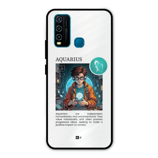 Admire Aquarius Metal Back Case for Vivo Y50