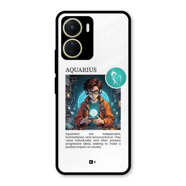 Admire Aquarius Metal Back Case for Vivo Y56