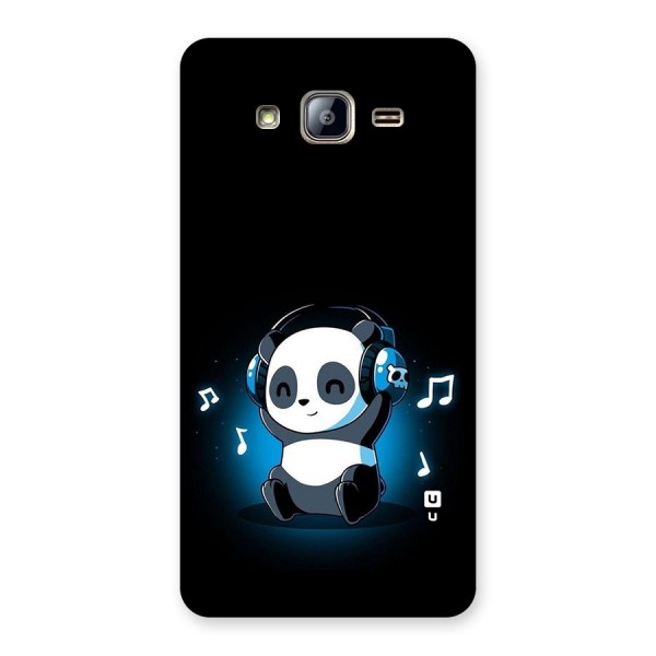 Adorable Panda Enjoying Music Back Case for Galaxy On5