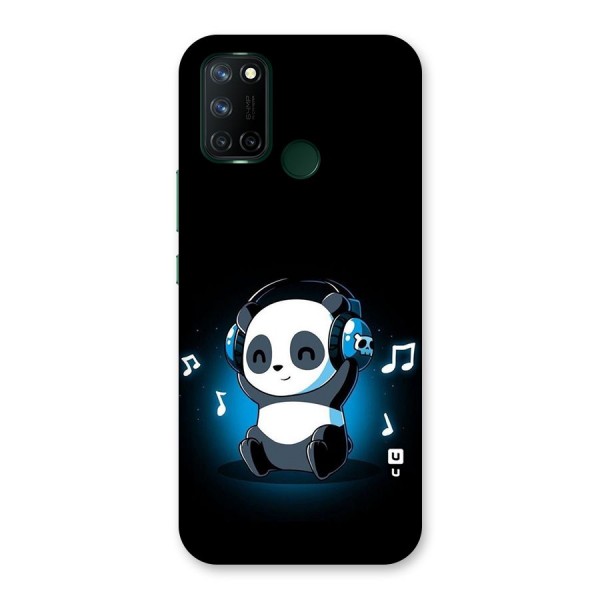 Adorable Panda Enjoying Music Back Case for Realme 7i