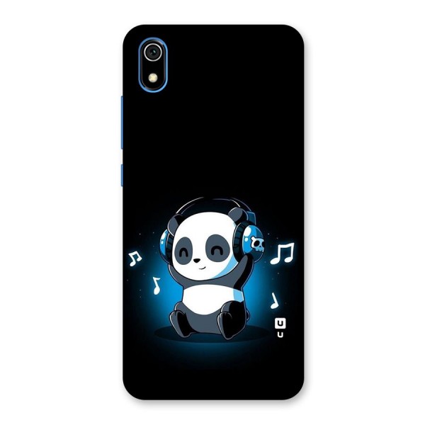 Adorable Panda Enjoying Music Back Case for Redmi 7A