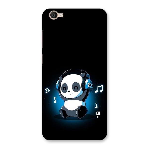 Adorable Panda Enjoying Music Back Case for Vivo Y55