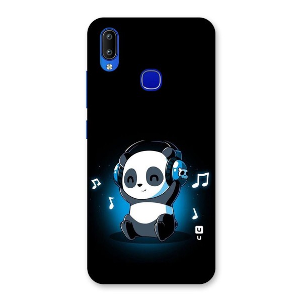 Adorable Panda Enjoying Music Back Case for Vivo Y91