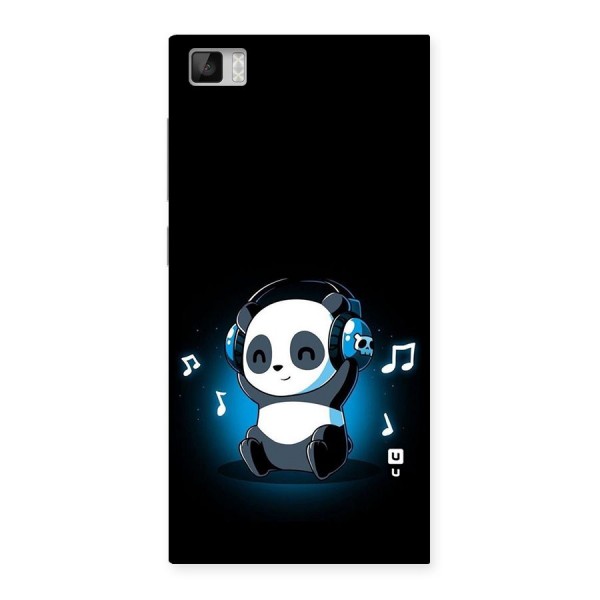 Adorable Panda Enjoying Music Back Case for Xiaomi Mi3