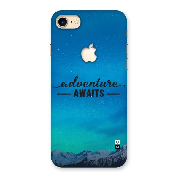 Adventure Awaits Back Case for iPhone 7 Apple Cut