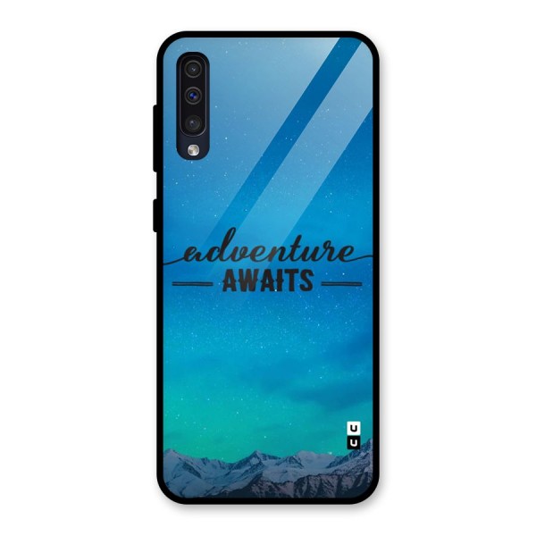 Adventure Awaits Glass Back Case for Galaxy A50s