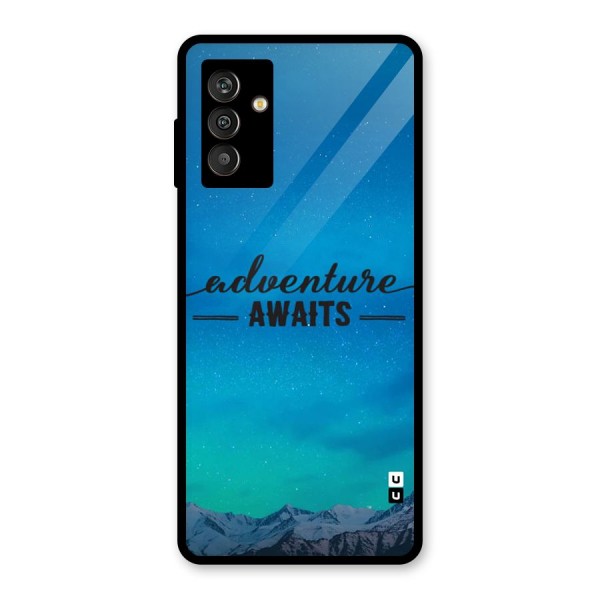 Adventure Awaits Glass Back Case for Galaxy M13