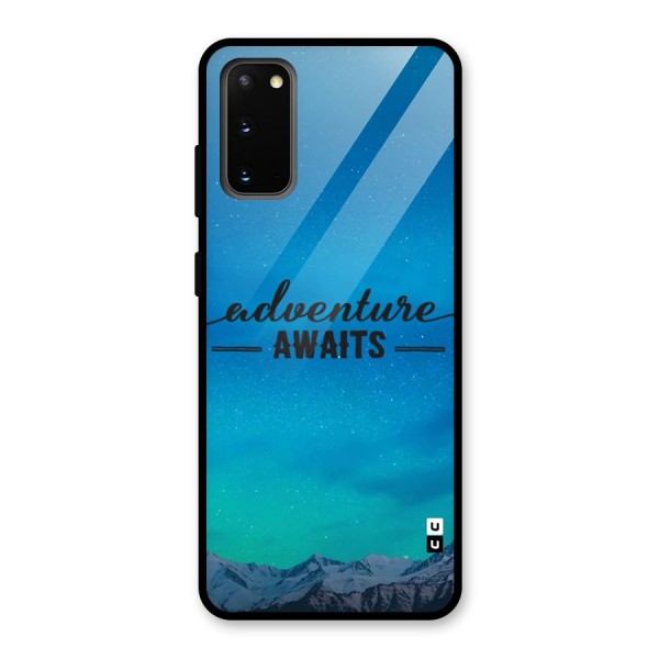 Adventure Awaits Glass Back Case for Galaxy S20