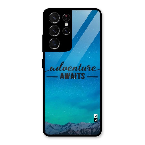 Adventure Awaits Glass Back Case for Galaxy S21 Ultra 5G