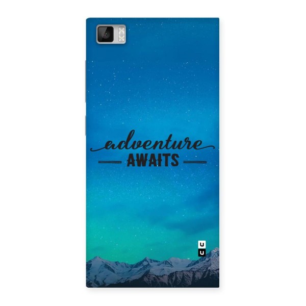 Adventure Awaits Back Case for Mi3