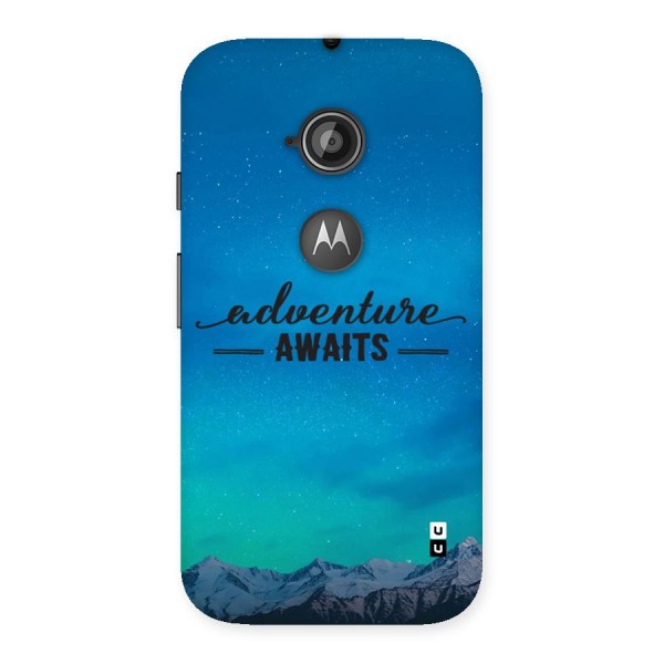 Adventure Awaits Back Case for Moto E 2nd Gen