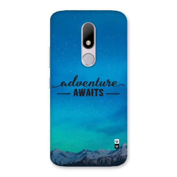 Adventure Awaits Back Case for Moto M