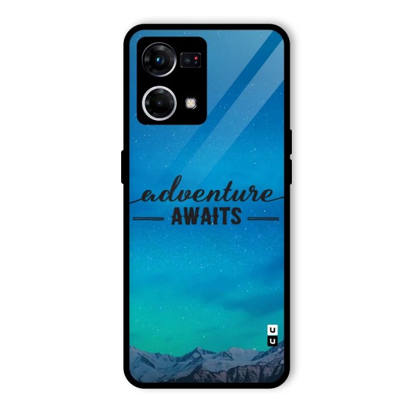 Adventure Awaits Glass Back Case for Oppo F21s Pro 4G